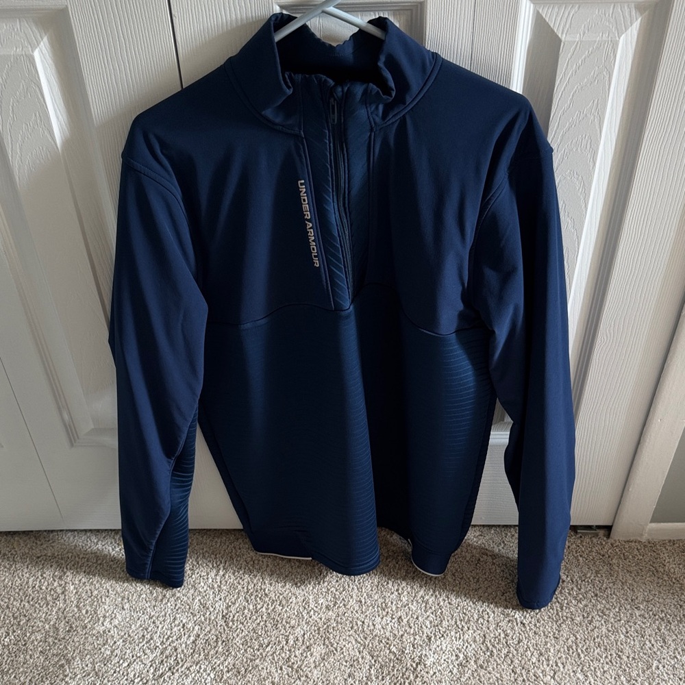 Under Armour Men's Deep Blue Performance 1/4 zip